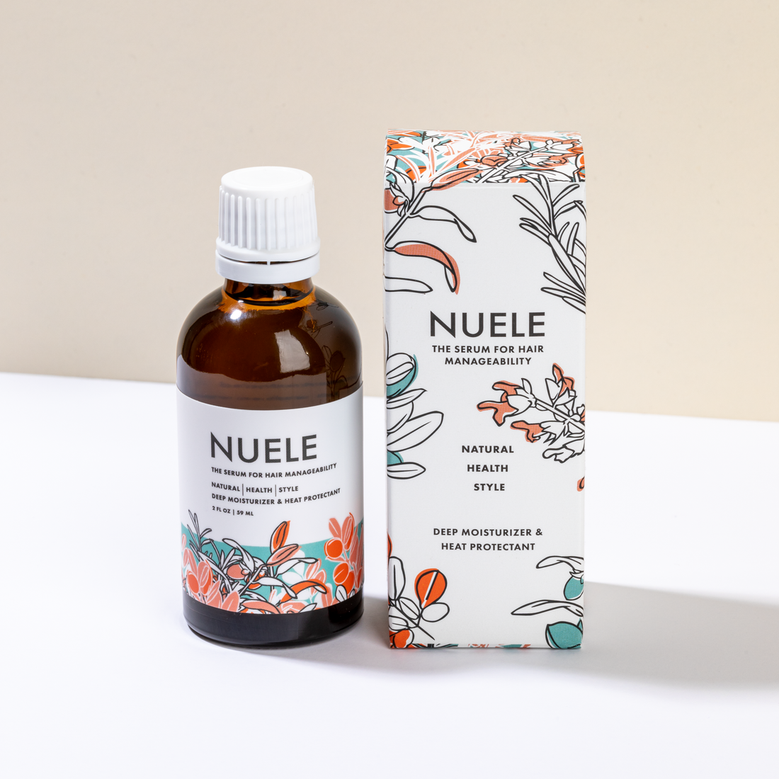 nuele bottle with cover